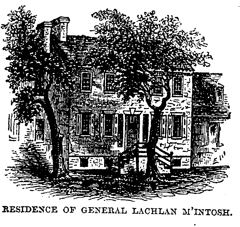 Residence of General Lachlan M'Intosh