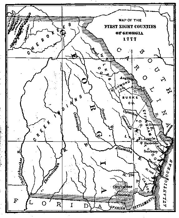 First 8 counties - 1777.